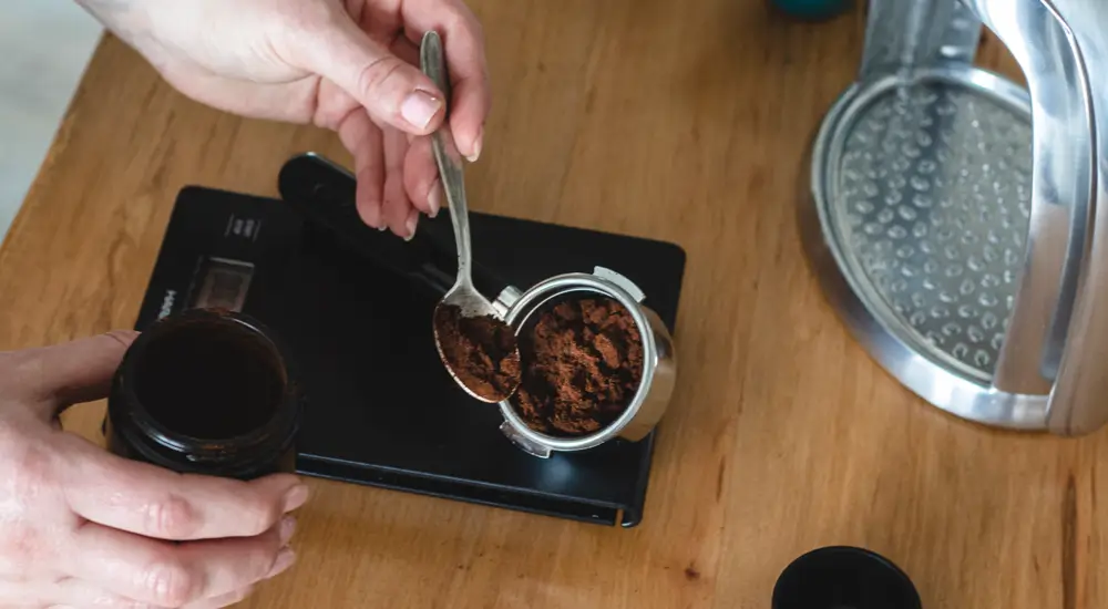 Kaffeewaage Siebträger