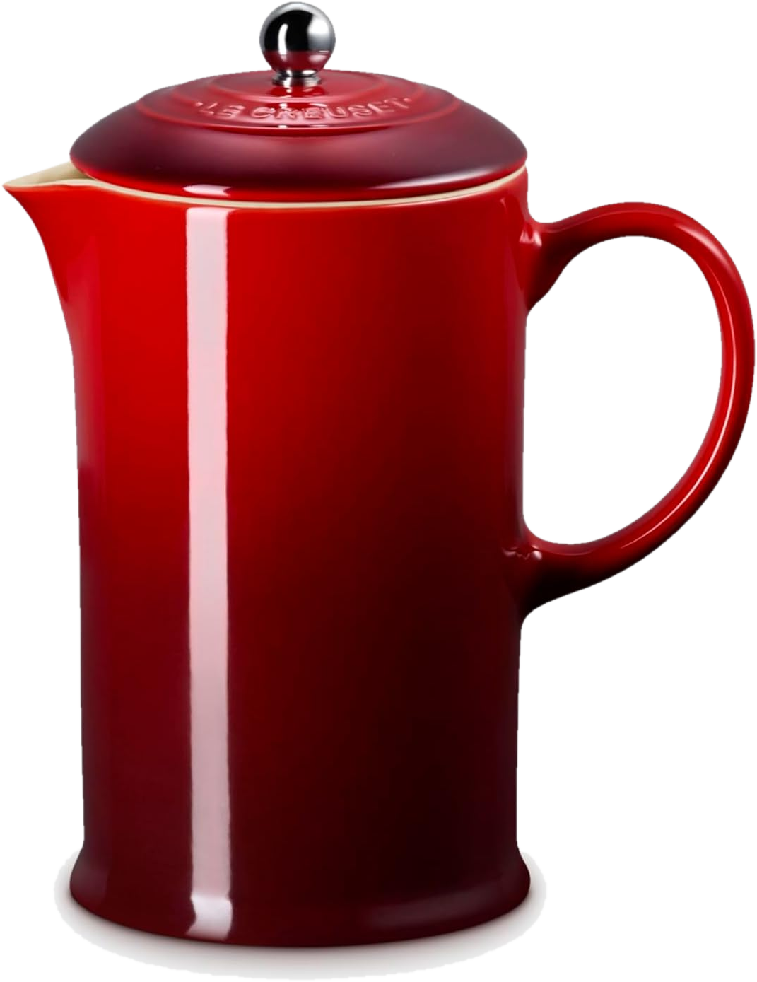 Le Creuset French Press — Kaffeebereiter aus Steinzeug