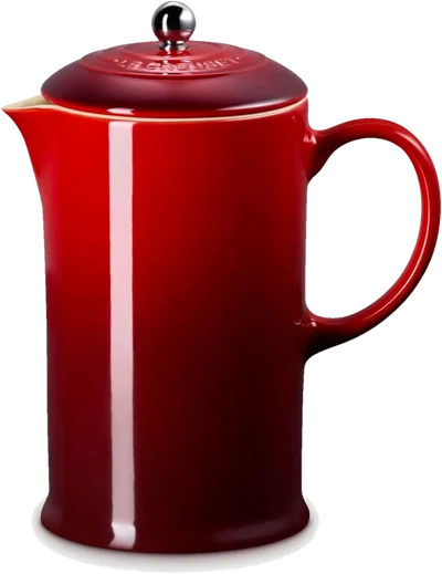 Le Creuset French Press — Kaffeebereiter aus Steinzeug