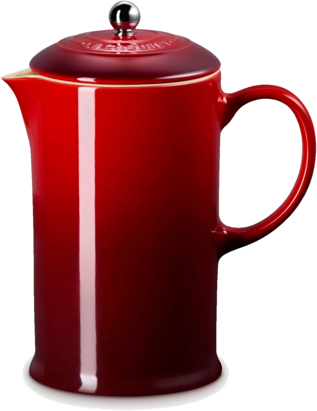 Le Creuset French Press — Kaffeebereiter aus Steinzeug