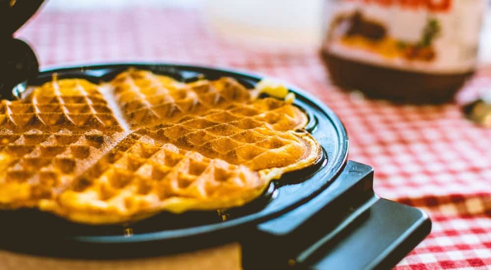 Waffeln machen - Waffelteig - Herzwaffeln