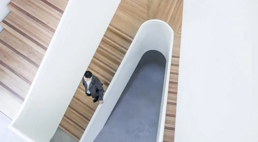 Nachhaltig leben - Treppen steigen