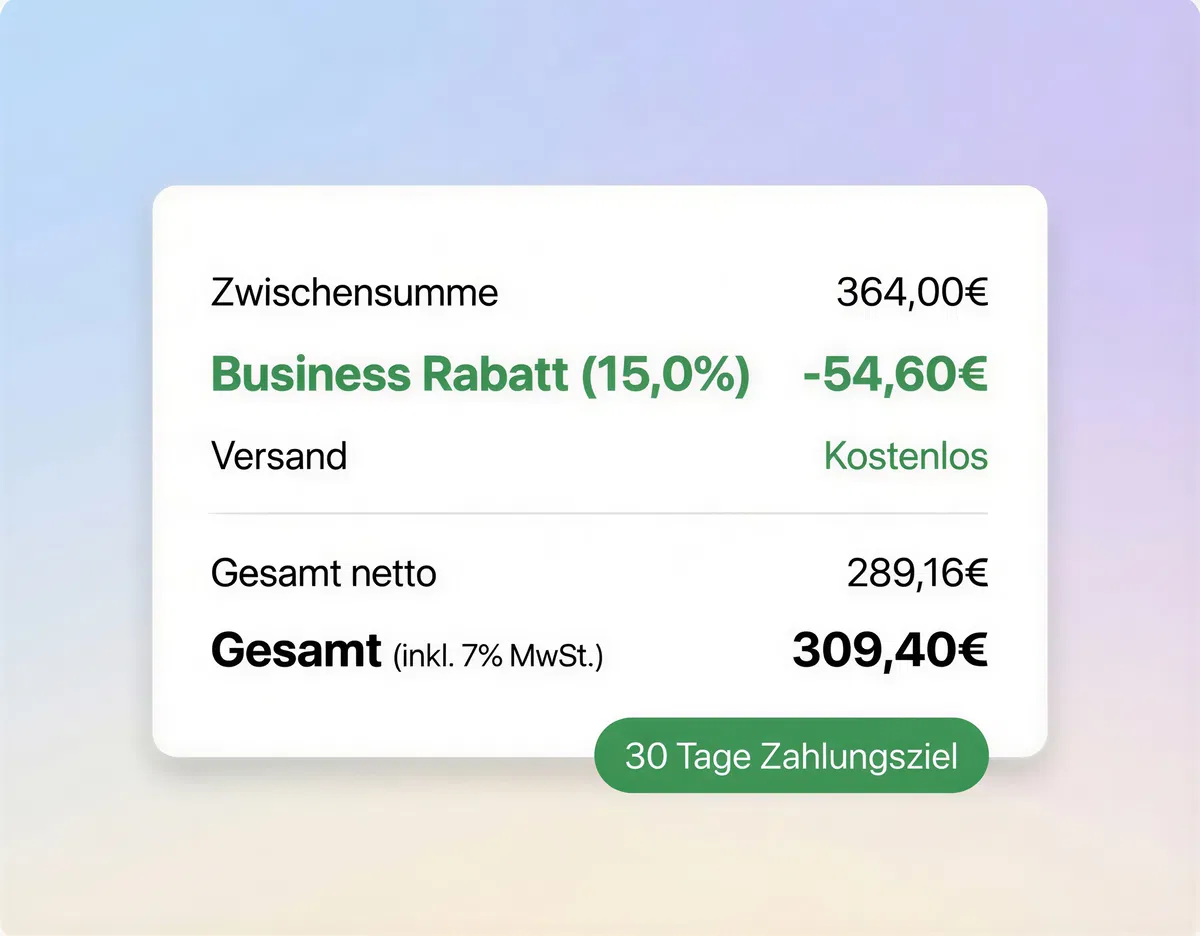 Für Unternehmen & Gastro-Kunden