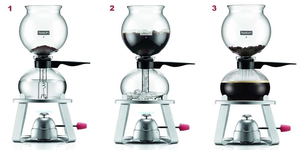 Kaffeebereiter Syphon Bodum Pebo