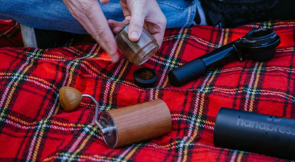 Handpresso - Sieb befüllen