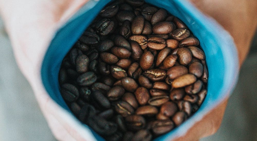Reise Kaffeemaschine - Kaffeebohnen