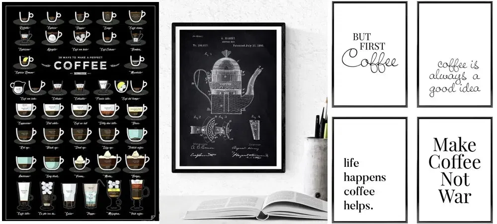 Kaffee Kunst als Kaffeegeschenk