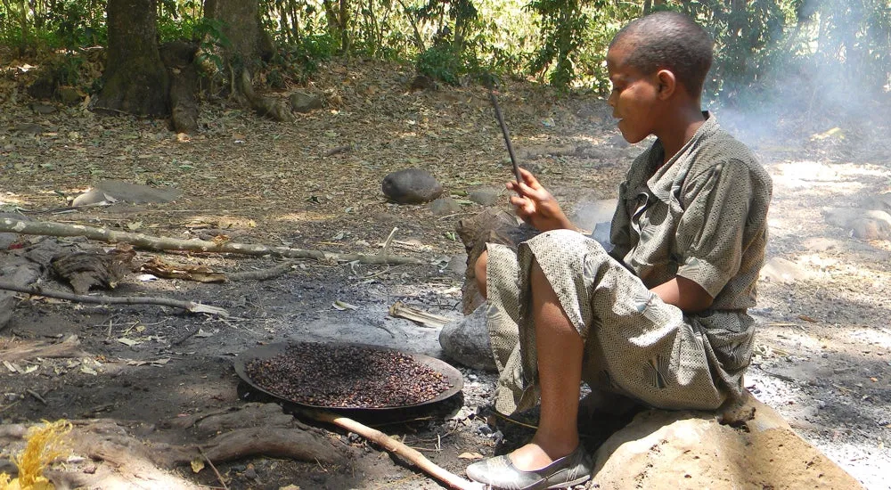 Kaffeerösterei - Feuer