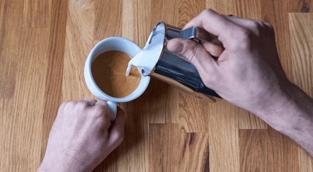 Latte Art Anleitung - Das Herz