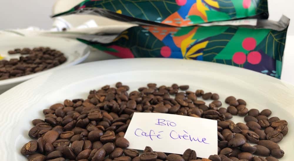 Kaffee aus dem Kaffeevollautomat - Kaffeebohnen