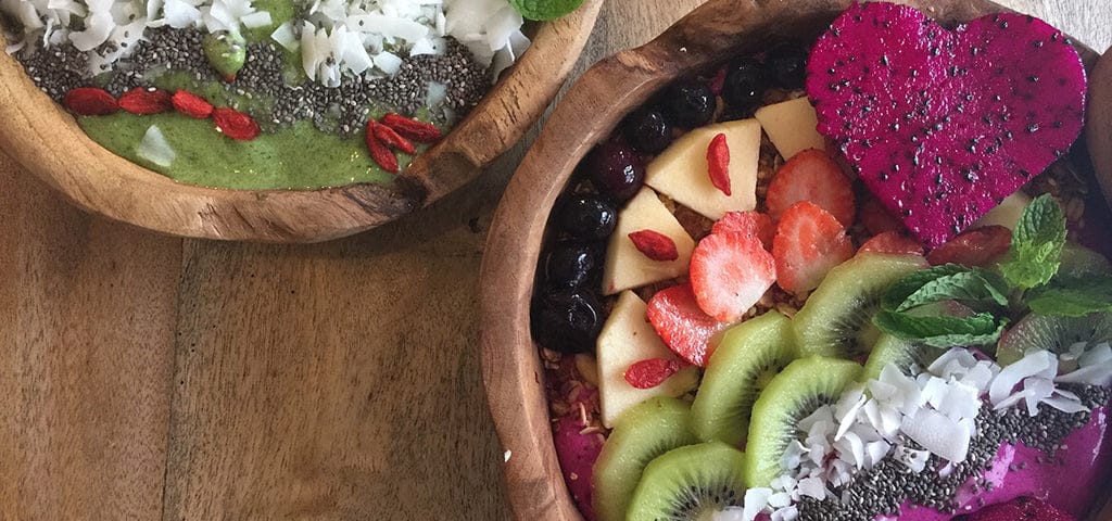 Smoothie Bowl mit Chia Samen 