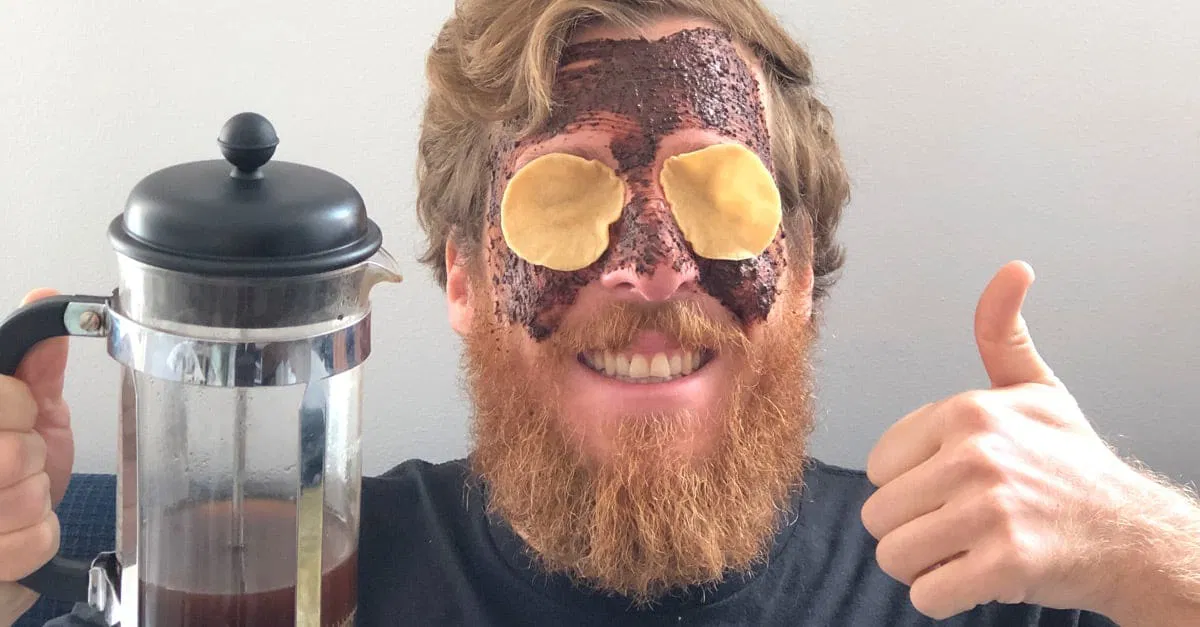 Kaffee Peeling - Maske gegen Augenringe