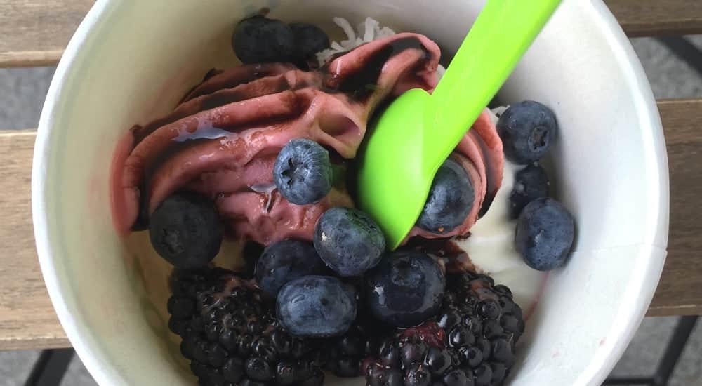 Frozen Joghurt - Close Up