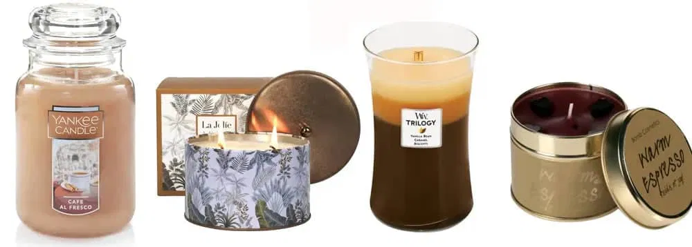 Kaffeekerzen als Kaffee Geschenk