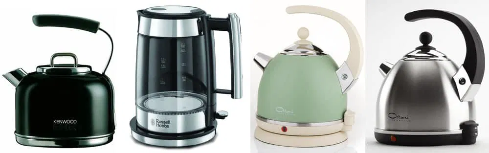 Wasserkocher - Wasserkessel aus Metall und Glas