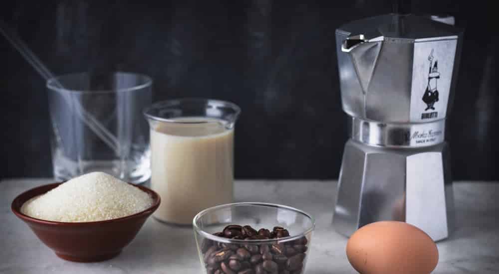 Dalgona Coffee ohne Instantkaffee - Zutaten