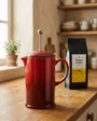 Le Creuset French Press — Kaffeebereiter aus Steinzeug