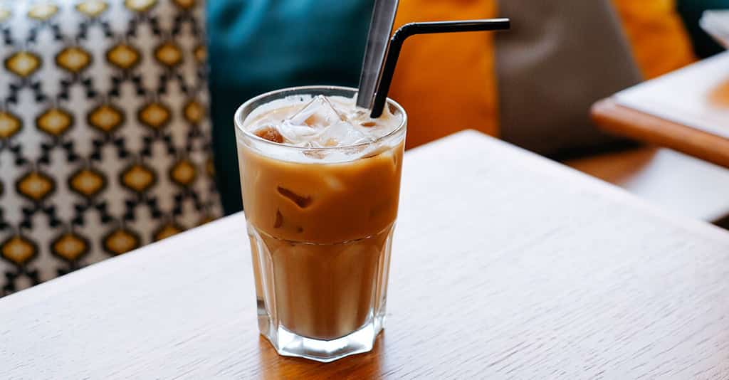Ein leckerer, kühler Frappé