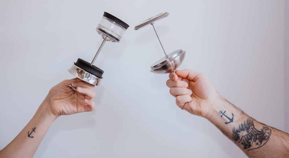 American Press vs. French Press - Der Pressstempel