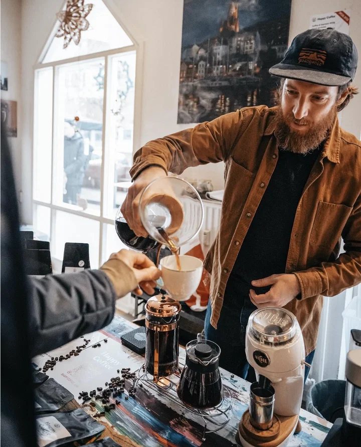 Christian Häfner, Gründer Happy Coffee