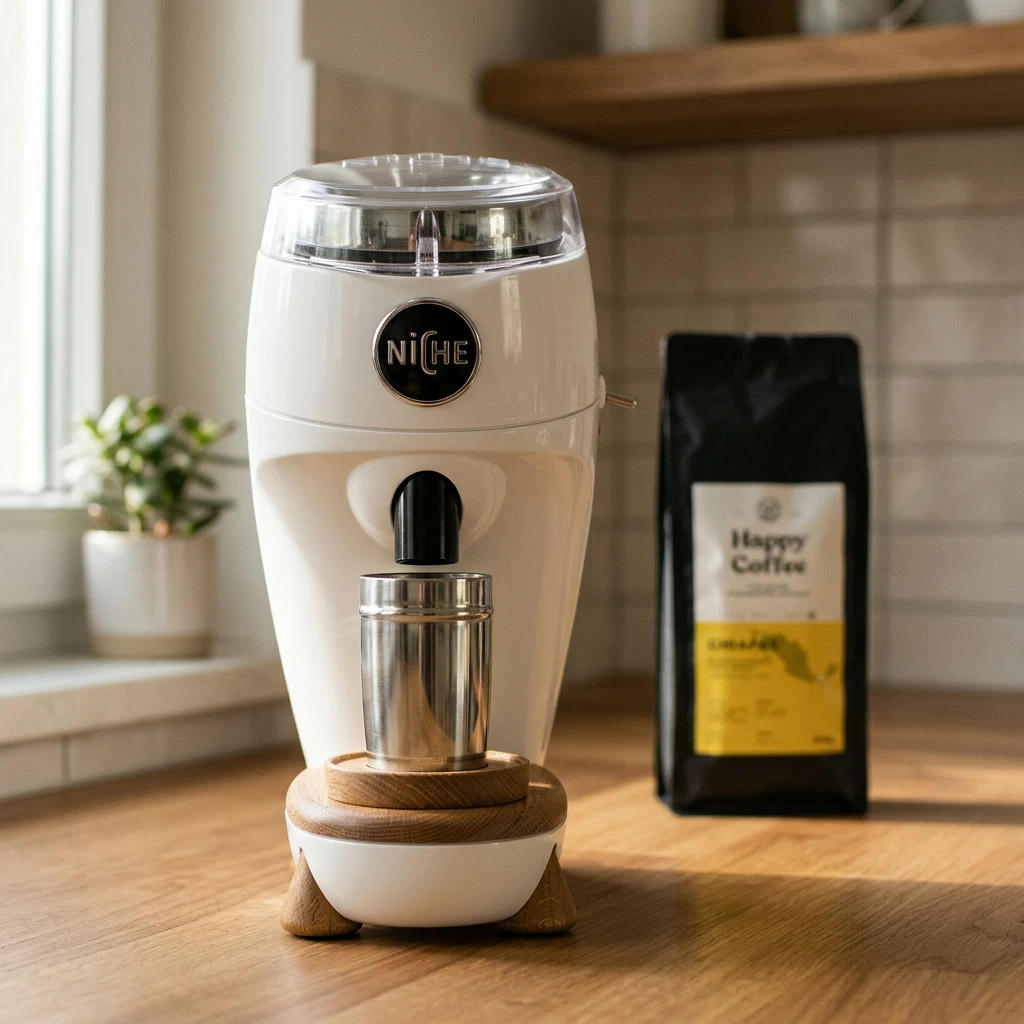 Niche Duo — Espressomühle mit 83 mm Flat Burrs & Single Dosing