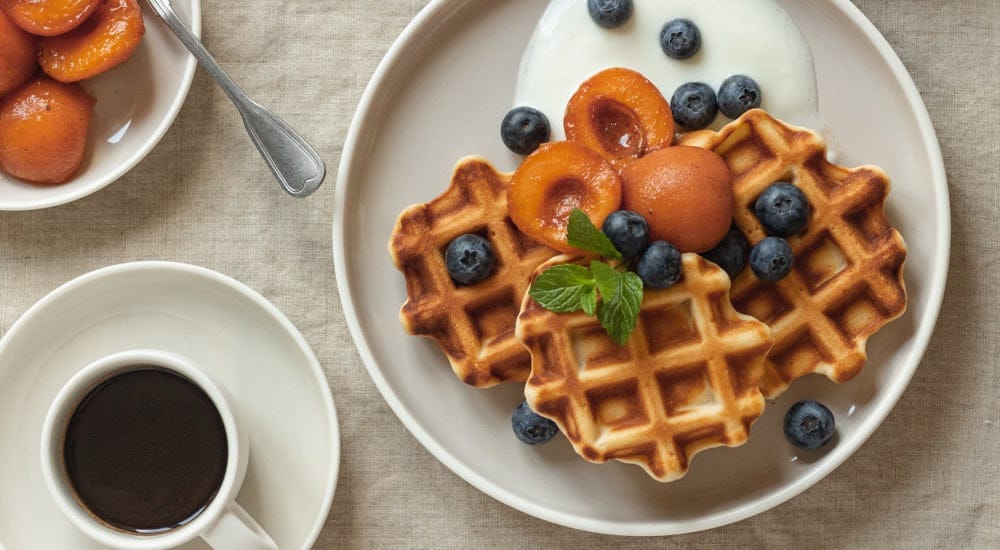 Vegane Waffeln - veganer Waffelteig