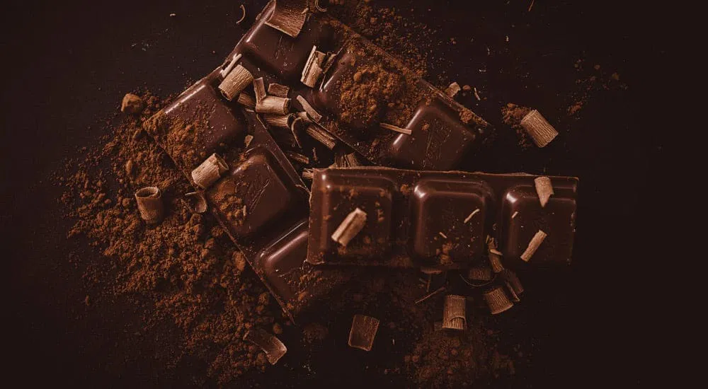 Gesunde Lebensmittel - Schokolade