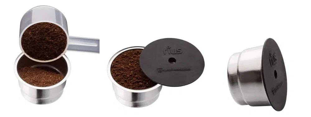Wiederbefüllbare Kaffeekapsel: My Coffeestar Rius