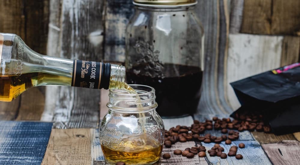 Kaffeelikör - Mazeration