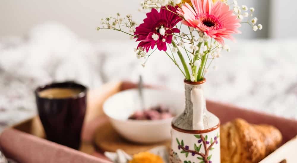 Milchkaffee - Frühstück