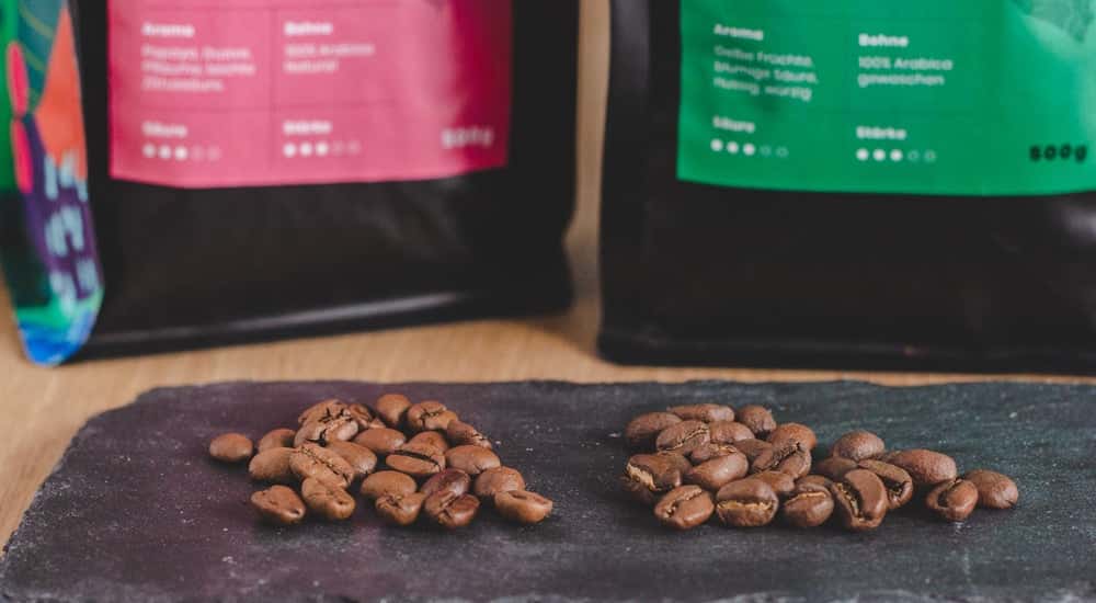 Kaffeeaufbereitung - Washed vs Natural Coffee geröstet