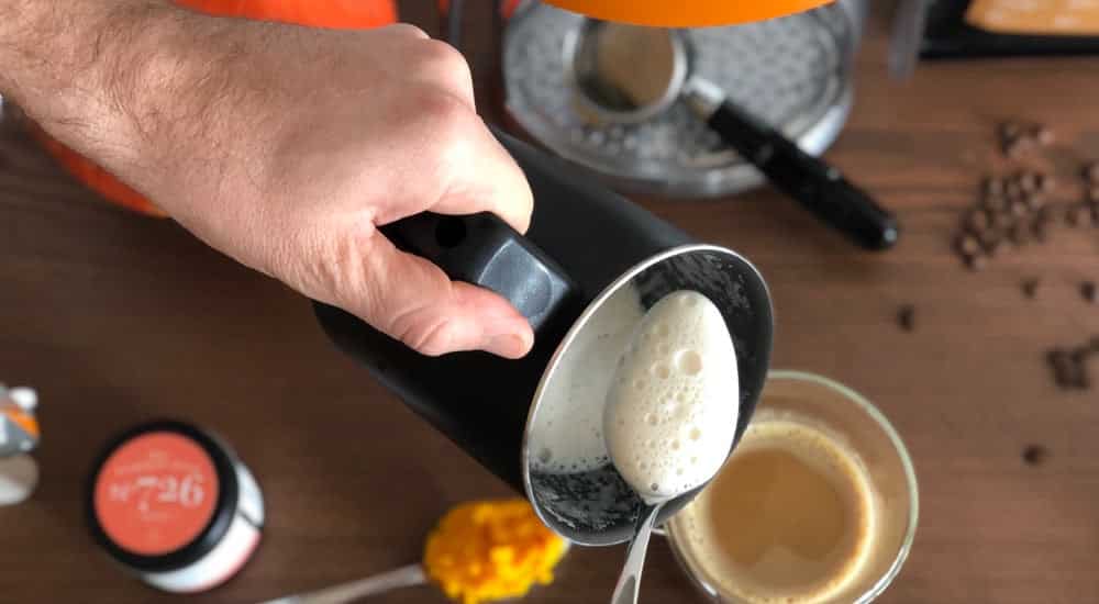 Pumpkin Spice Latte - Milchschaum