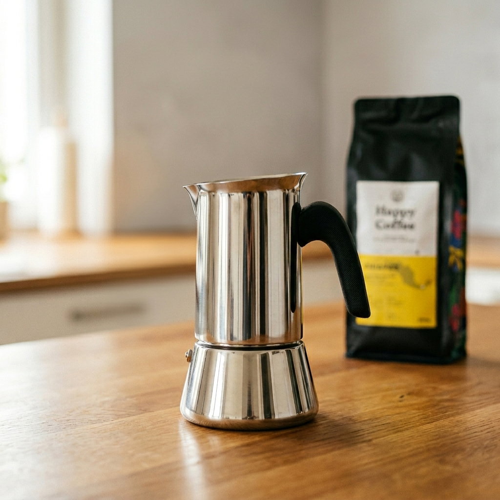 Bialetti New Venus — Espressokocher aus Edelstahl