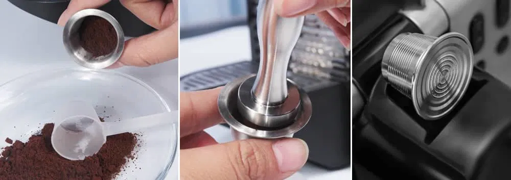 Kaffeemaschine - Wiederbefüllbare Kapseln