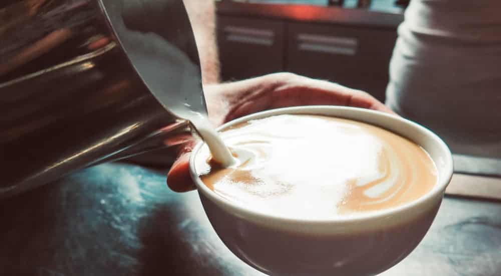 Milchkaffee - Milch erwärmen