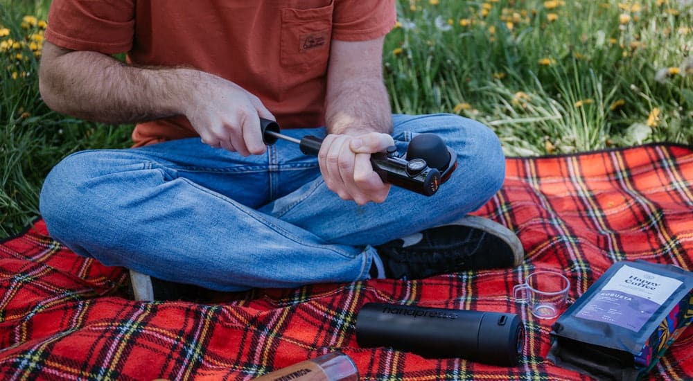 Handpresso - Luft pumpen