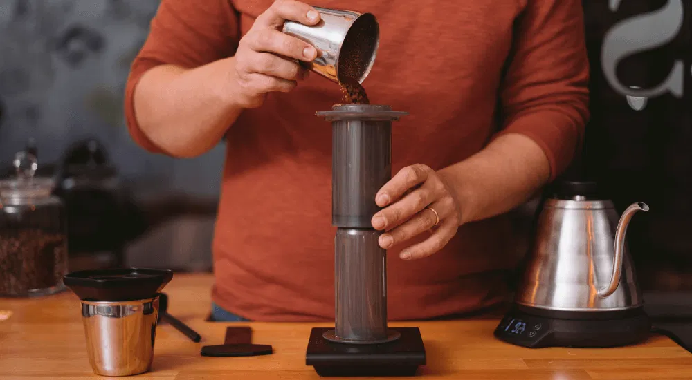 Aeropress Inverted Methode