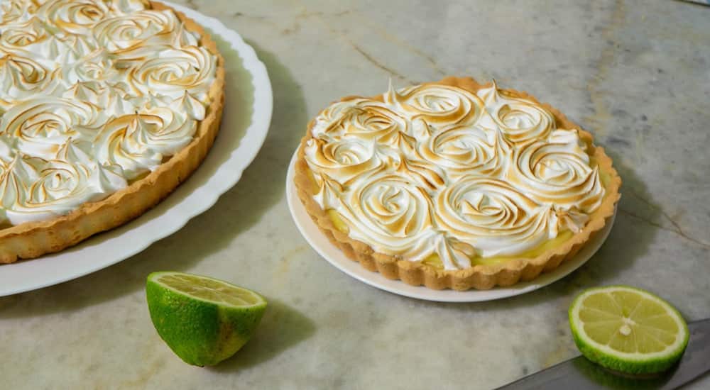 Key Lime Pie mit Baiser Haube