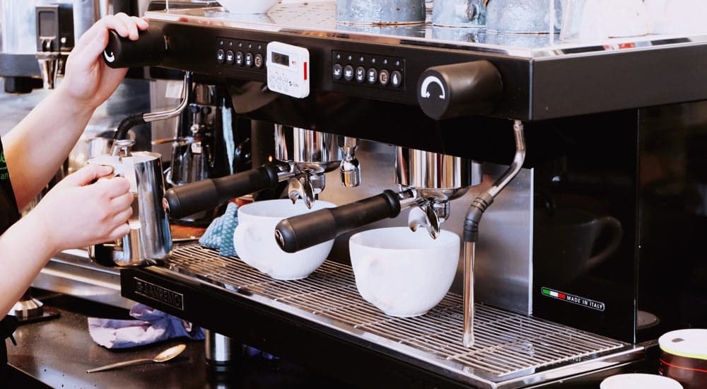 Cappuccino Siebträgermaschine