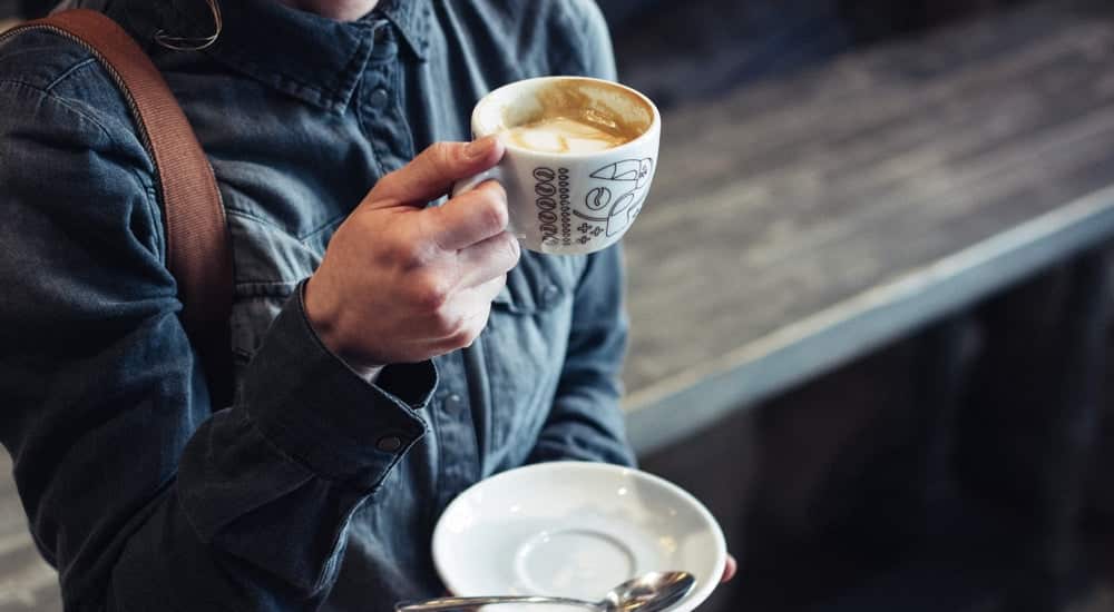 Cappuccino trinken