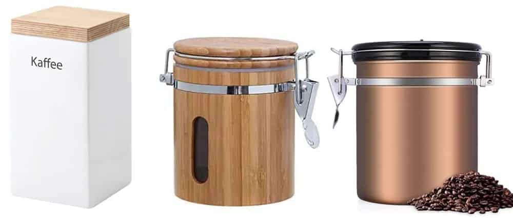 Stylische Kaffeedosen