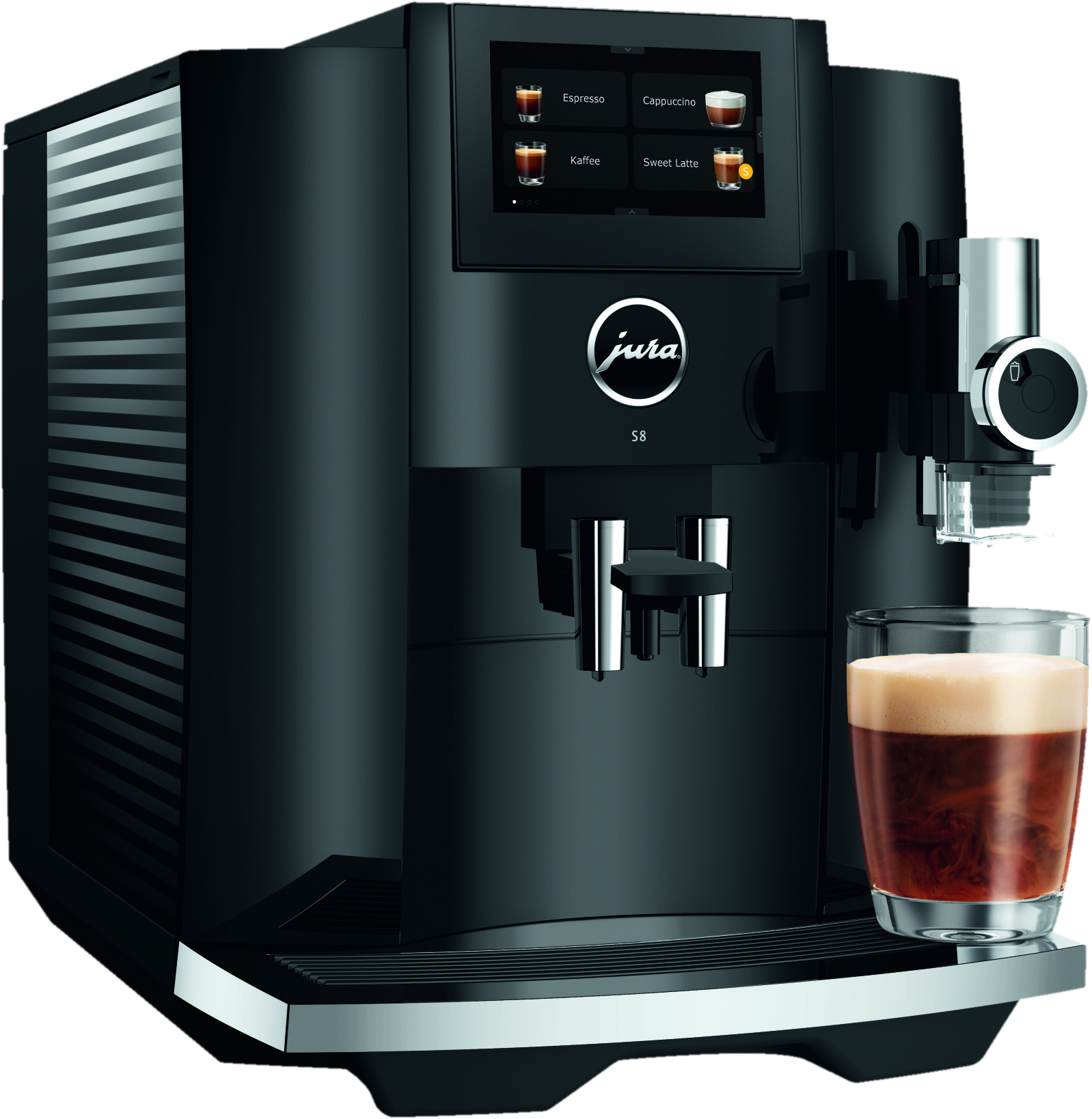 Jura S8 — Kaffeevollautomat mit Sweet Foam im Test