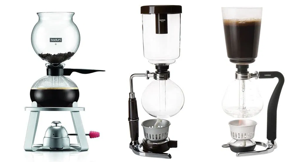 Syhon von Bodum und Hario