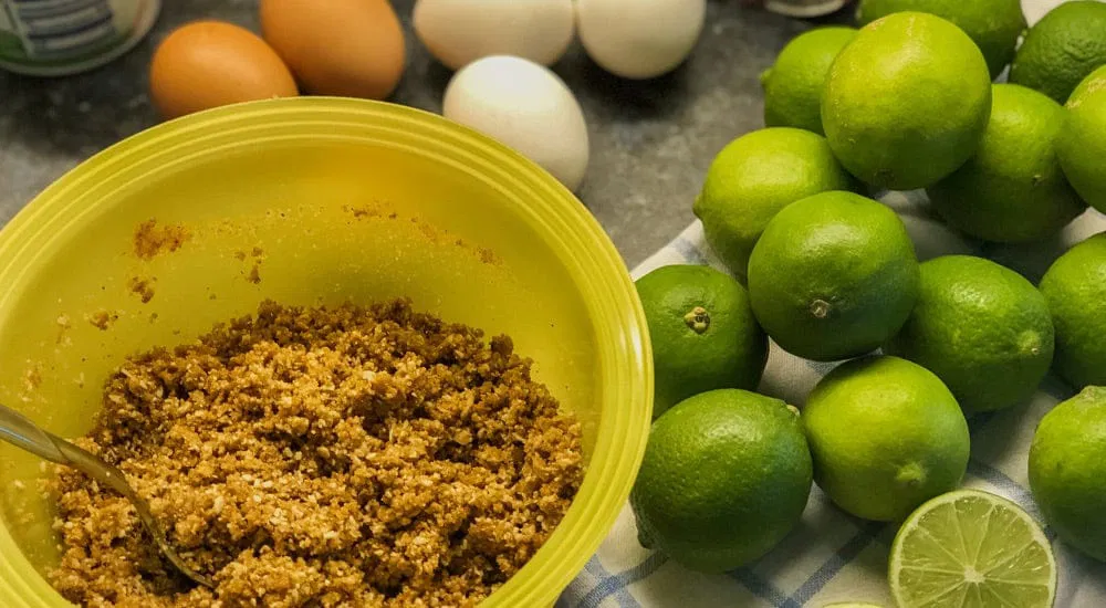 Key Lime Pie Rezept - Keksteigboden