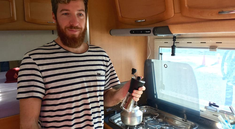 Reise Kaffeemaschine - Hario Skerton Mühle