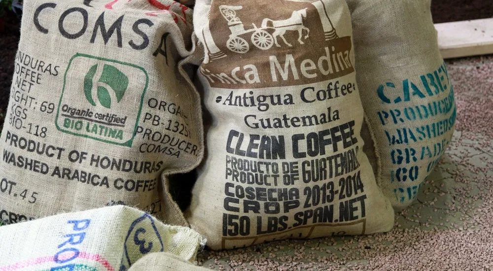 Cupping - Kaffeesäcke