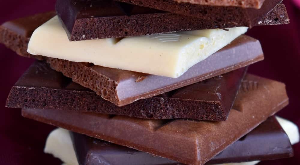 Weiße Schokolade vs. dunkle Schokolade