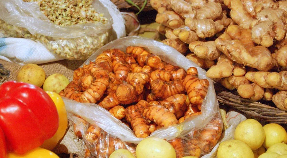 Kurkuma versus Ingwer