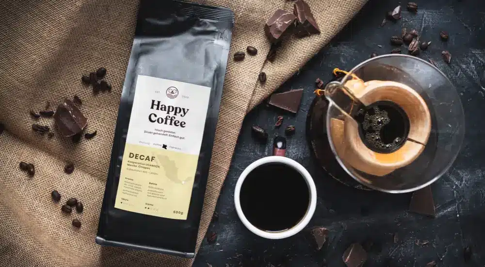 Entkoffeinierter Kaffee