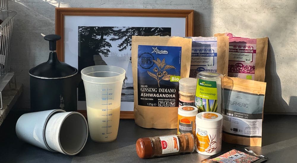 Moon Milk - Mondmilch - Rezept und Zutaten